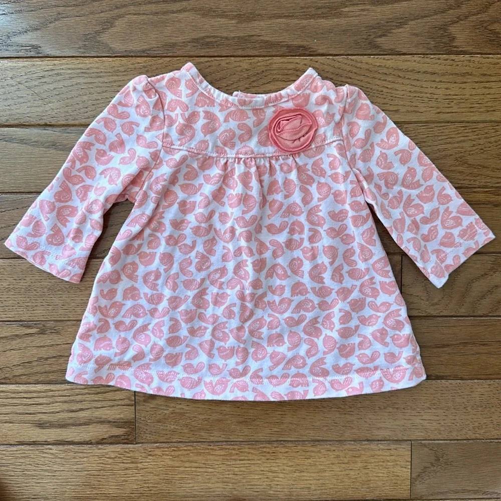 💓 CARTER’S matching set girls size 3 months cardigan shirt pants baby girl